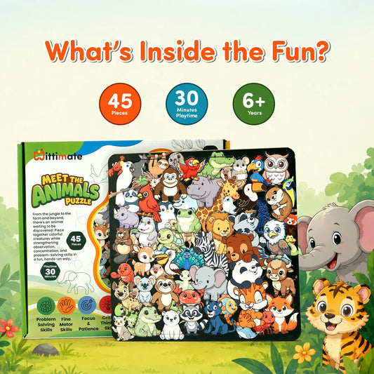 Mittimate Meet the Animals Puzzle
