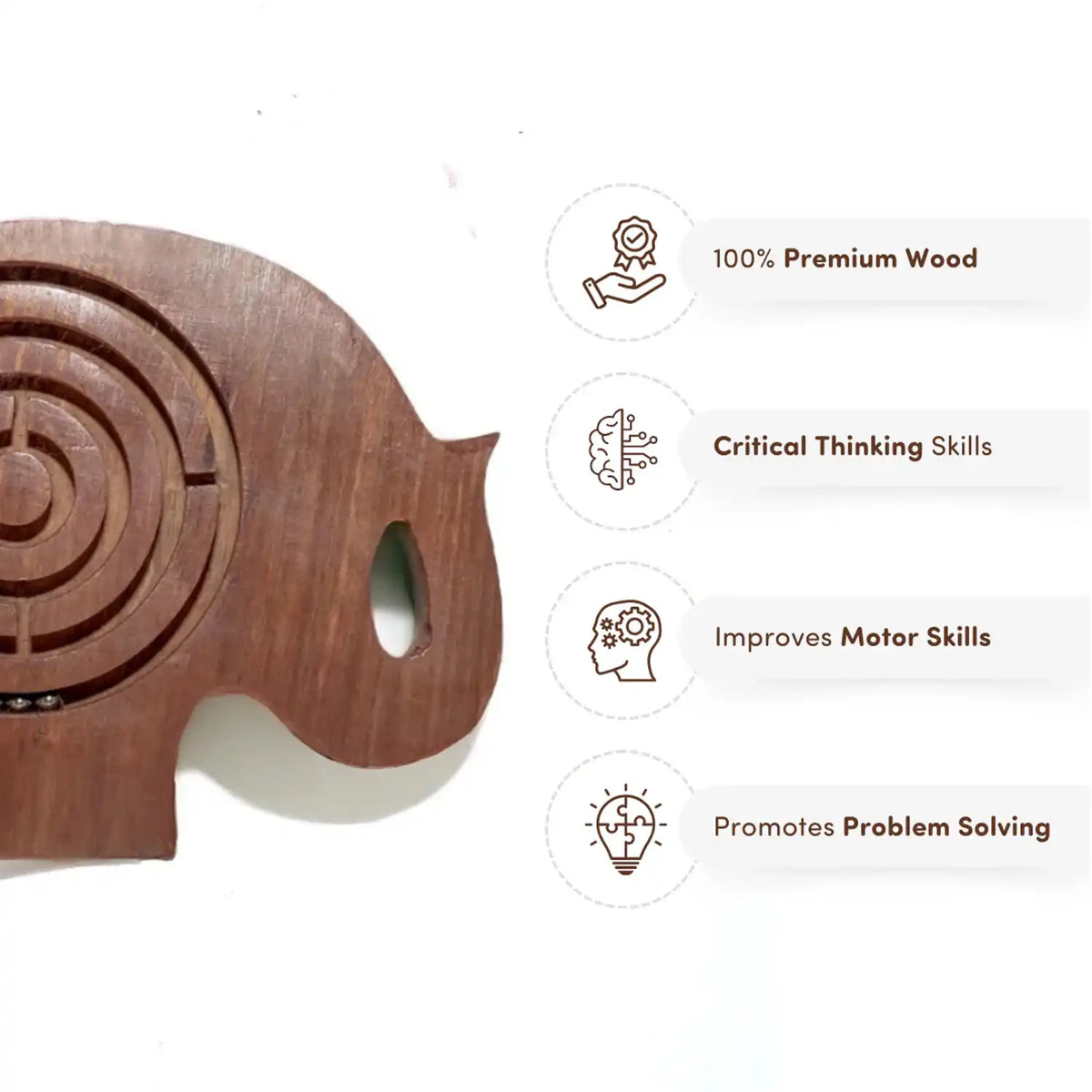 Mittimate Elephant Labyrinth Puzzle