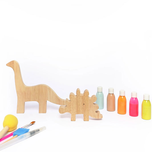 Playbox Dino Wooden DIY Painting Kit (Set of 2)