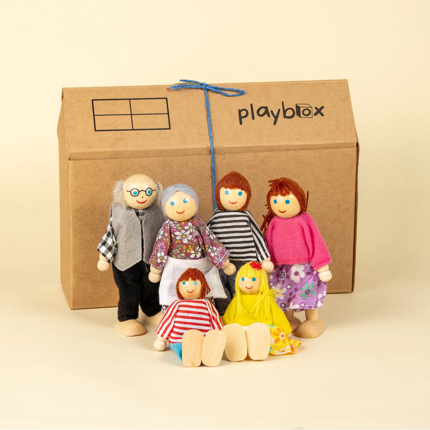 The Pop’s Pool Side Villa | Artisanal Mini Wooden Dollhouse