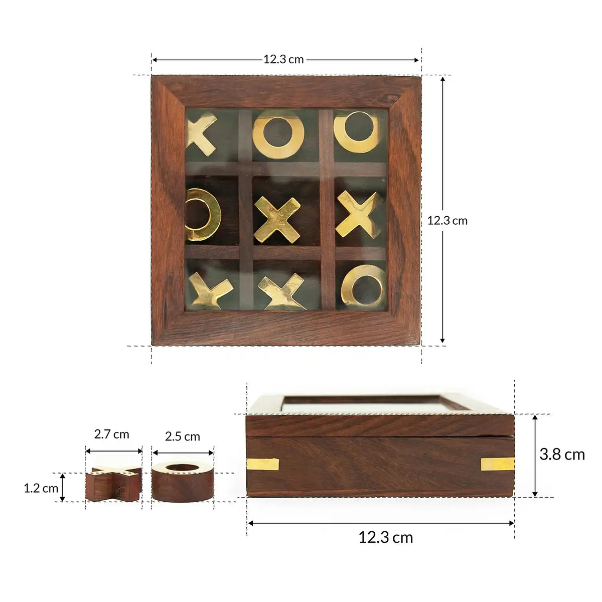 Mittimate Tic Tac Toe (XO) Game with Lid