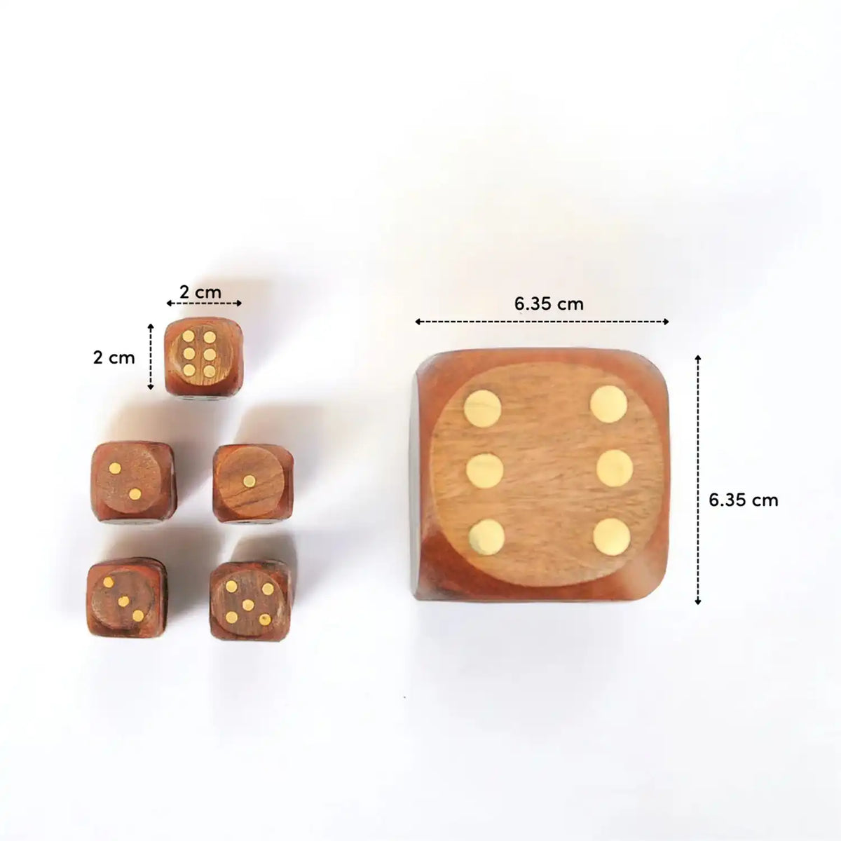 Mittimate Wooden Dice Box