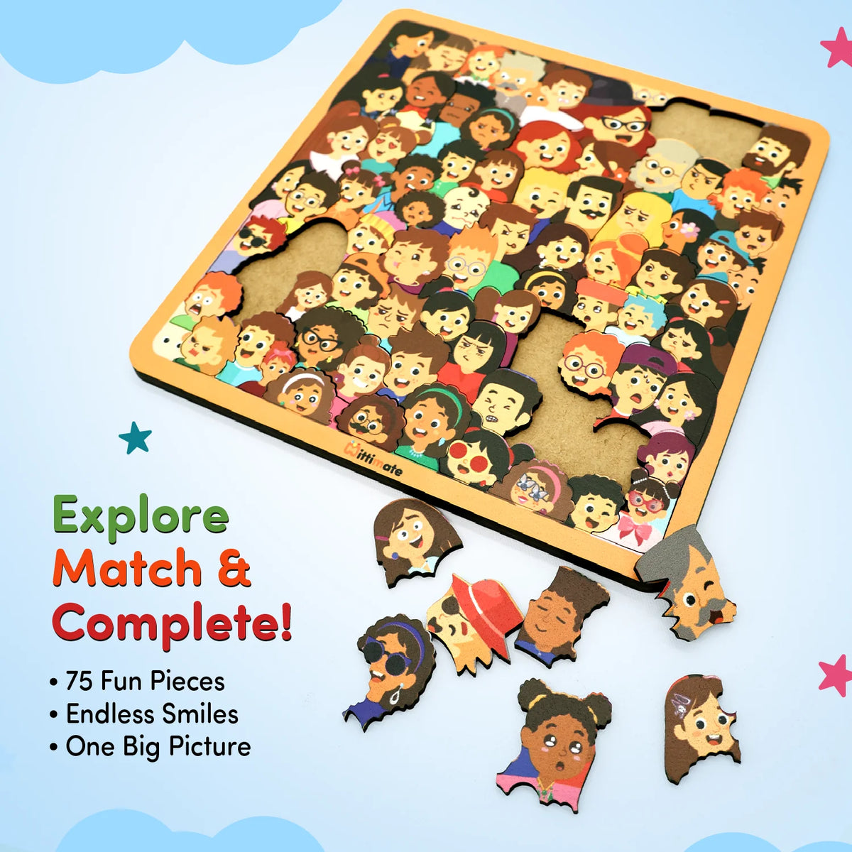 Mittimate Faces Puzzle