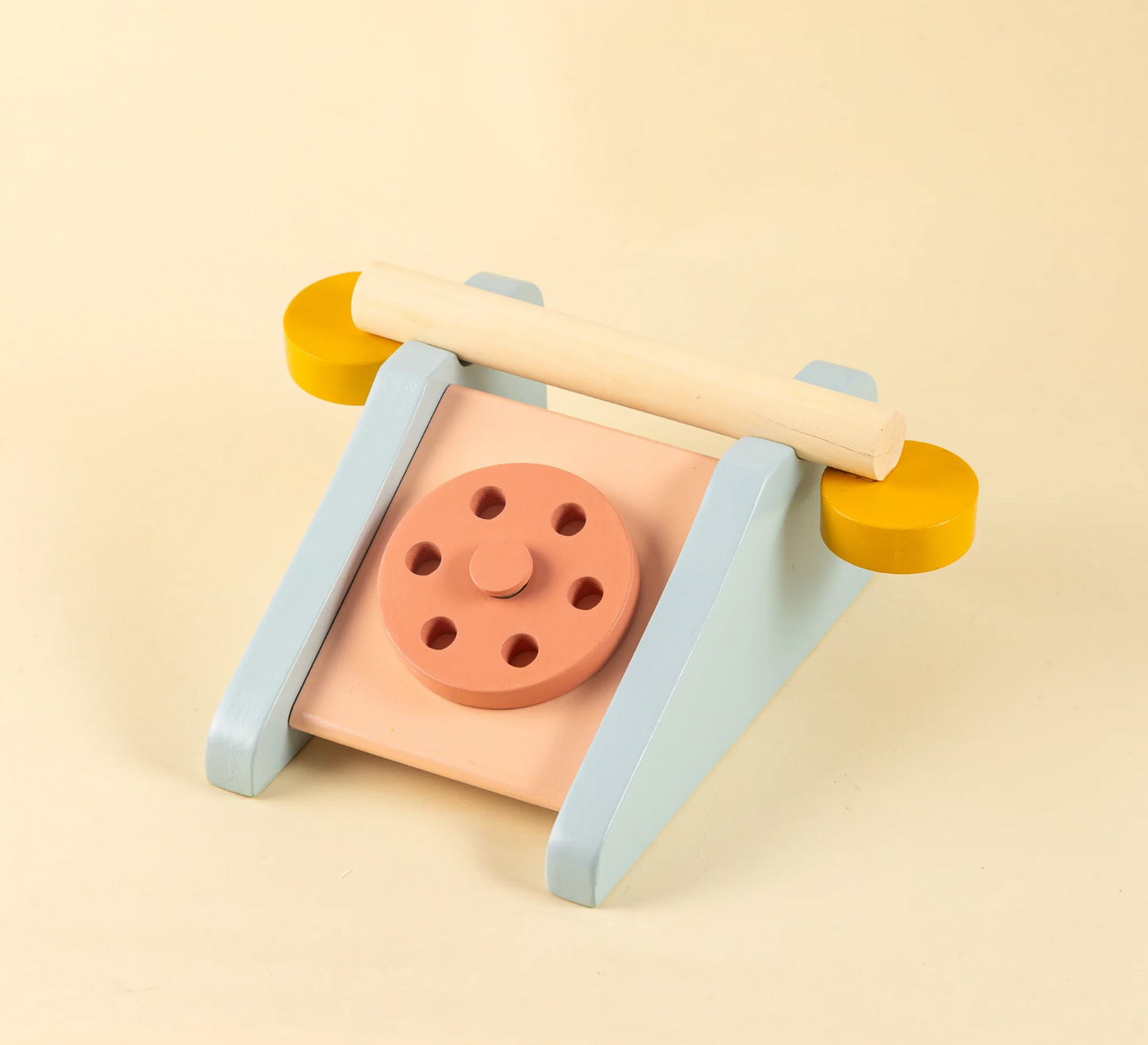 The Clubhouse Telephone | Vintage Rotary Wooden Toy
