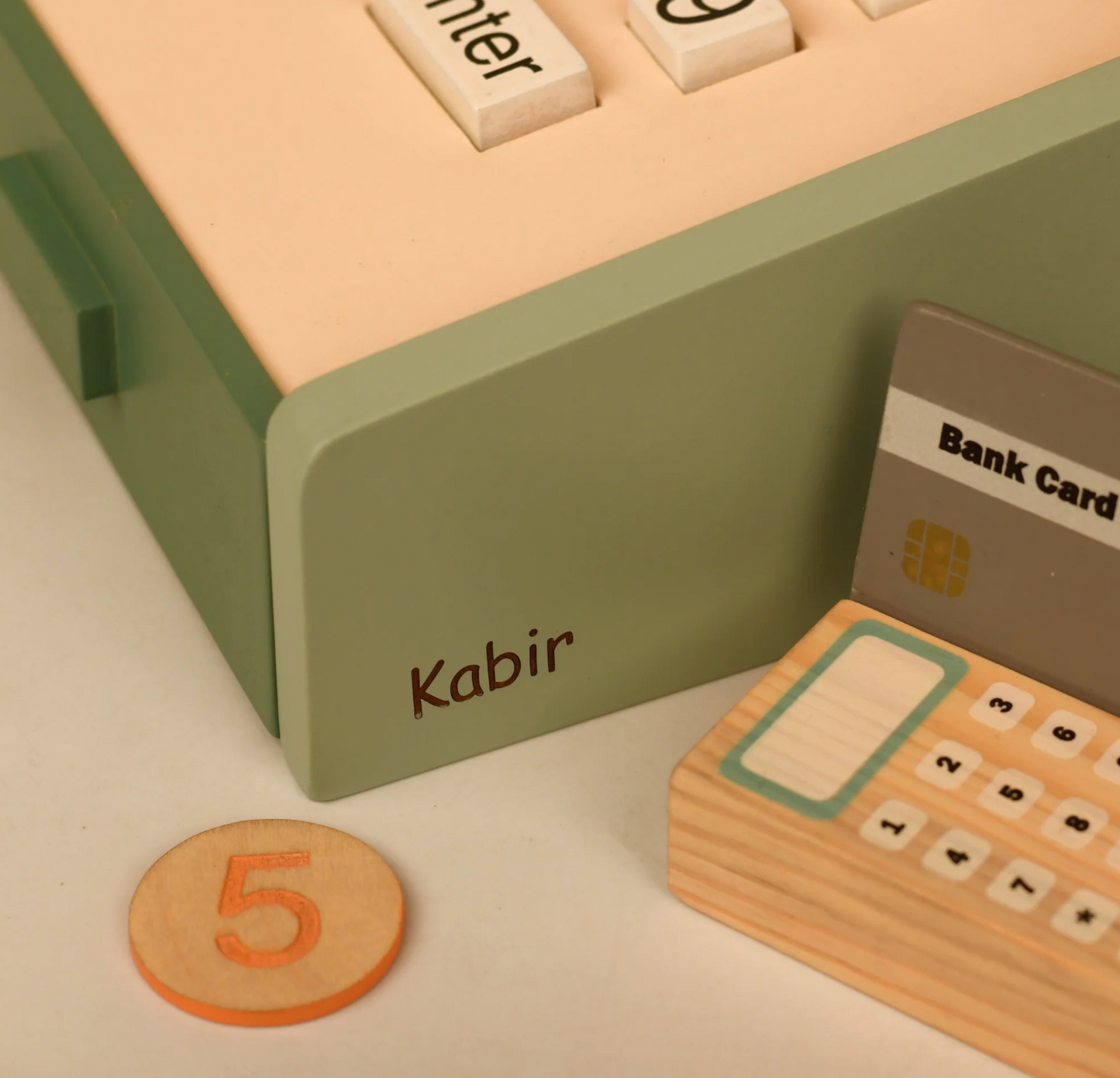 The Little Merchant’s Boutique: Funny Money Wooden Cashier Set
