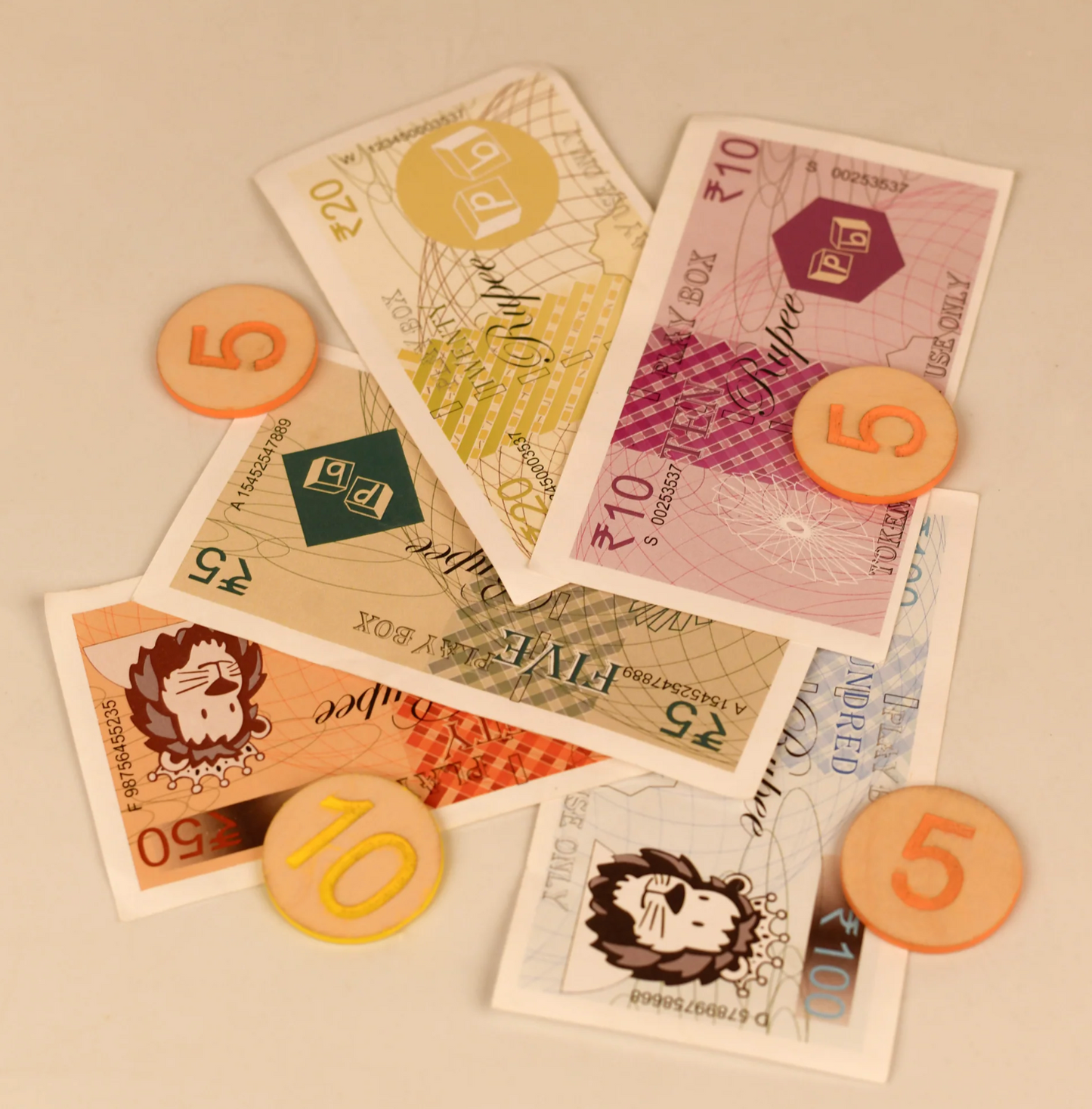 The Little Merchant’s Boutique: Funny Money Wooden Cashier Set