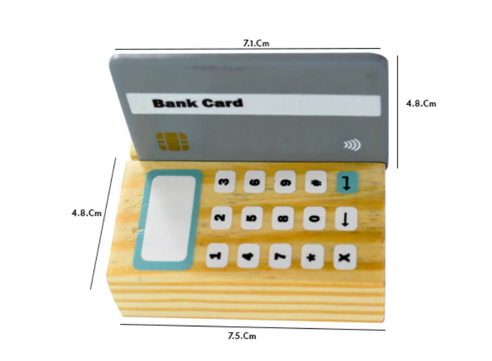The Little Merchant’s Boutique: Funny Money Wooden Cashier Set