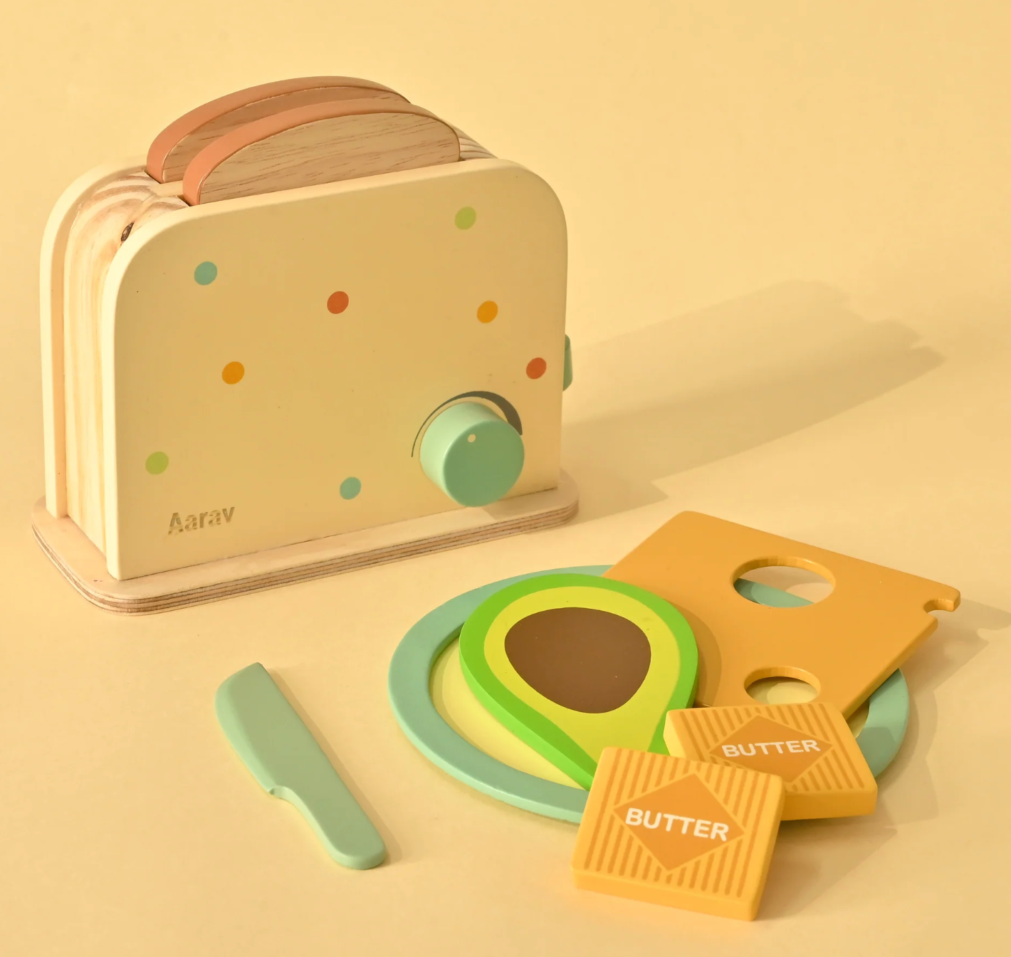 Playbox Roasty Toasty: The Artisan Wooden Breakfast Set