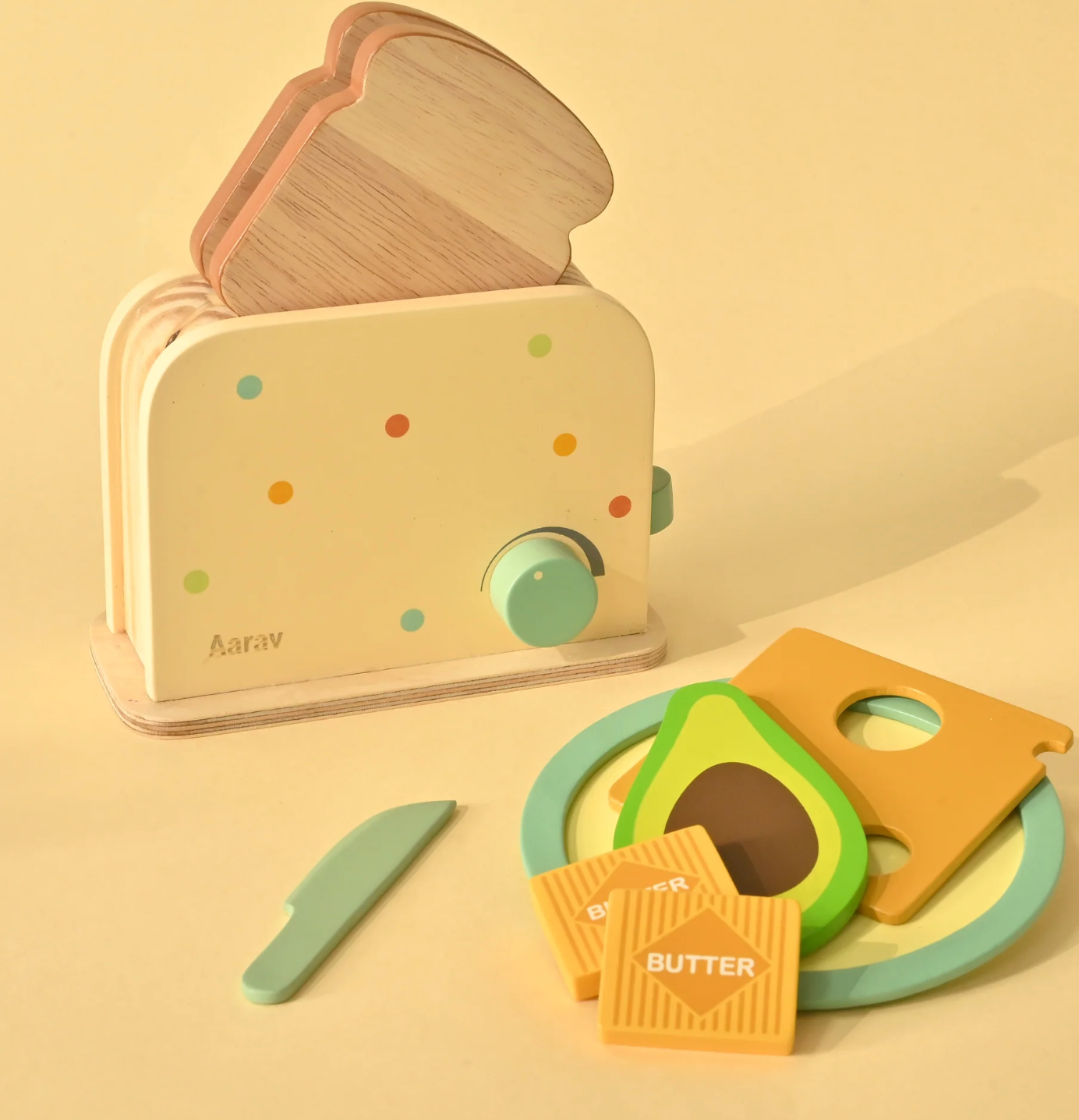 Playbox Roasty Toasty: The Artisan Wooden Breakfast Set