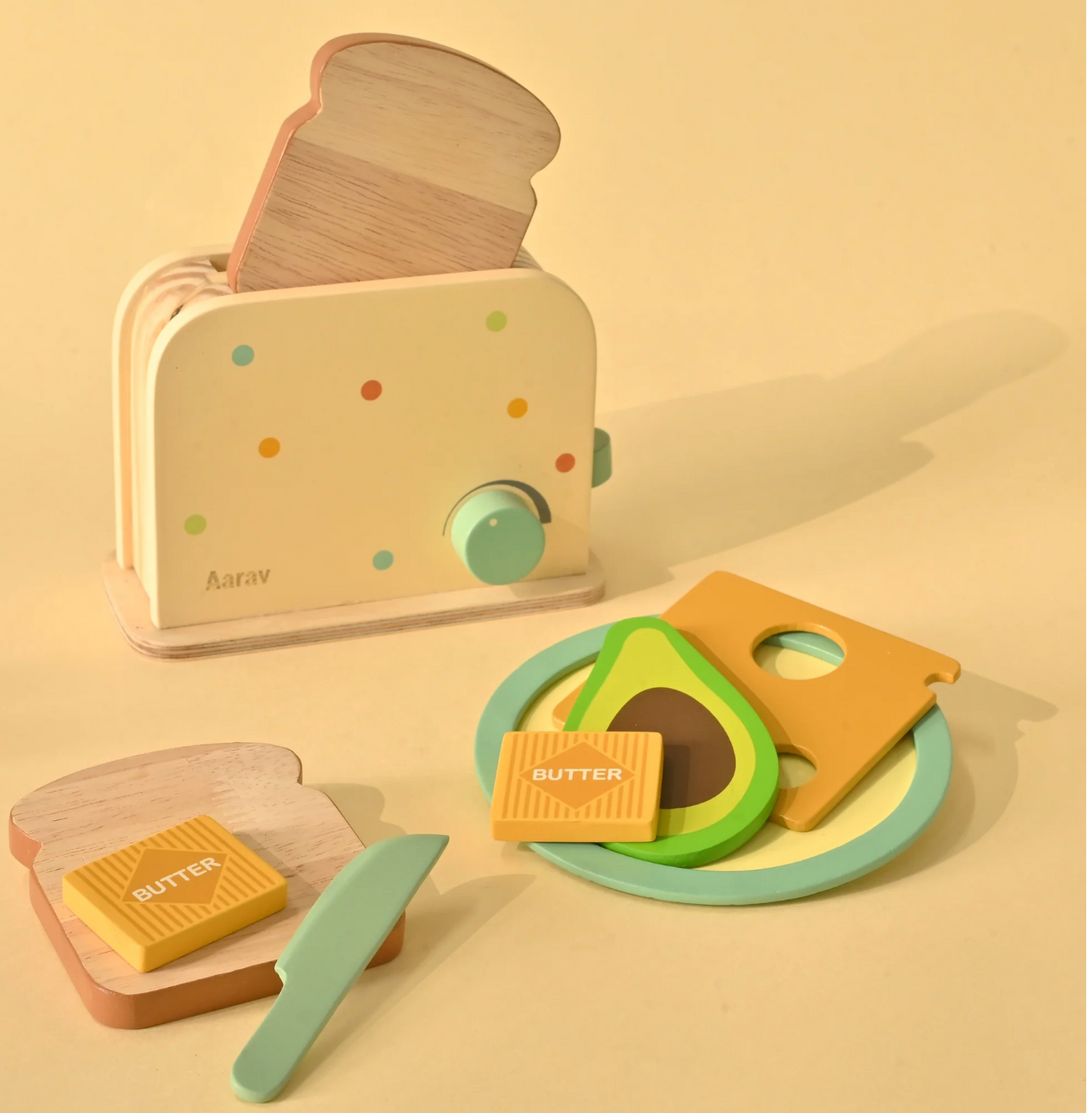 Playbox Roasty Toasty: The Artisan Wooden Breakfast Set