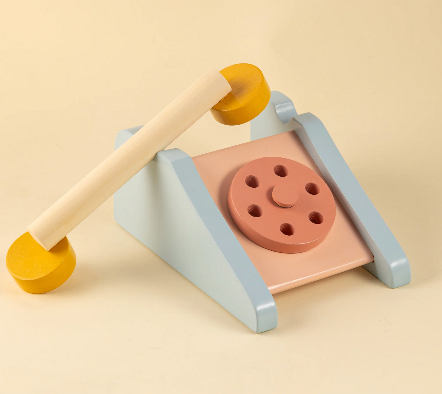 The Clubhouse Telephone | Vintage Rotary Wooden Toy