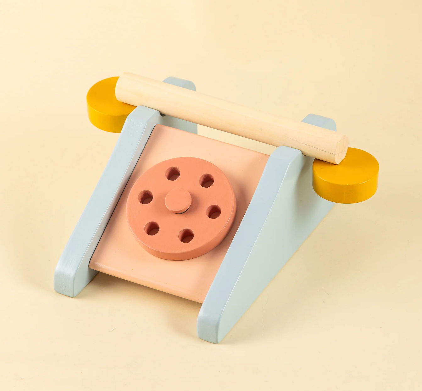 The Clubhouse Telephone | Vintage Rotary Wooden Toy