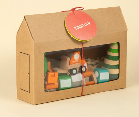 Playbox The Township | Artisanal Wooden City Building & Small-World Set