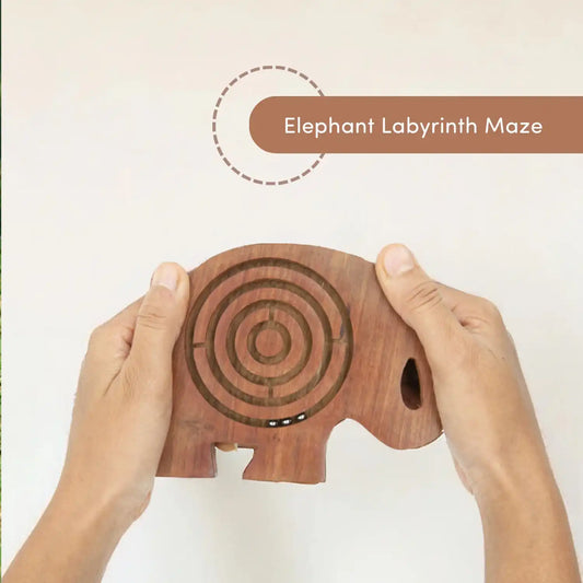 Mittimate Elephant Labyrinth Puzzle
