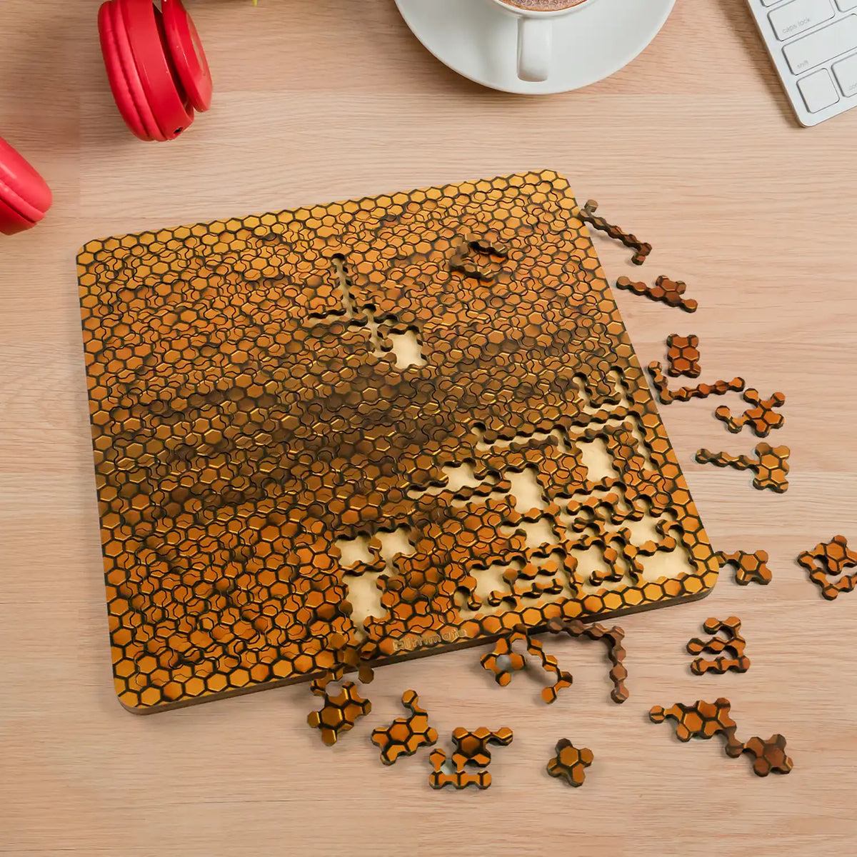 Mittimate Honeycomb Fractal Puzzle