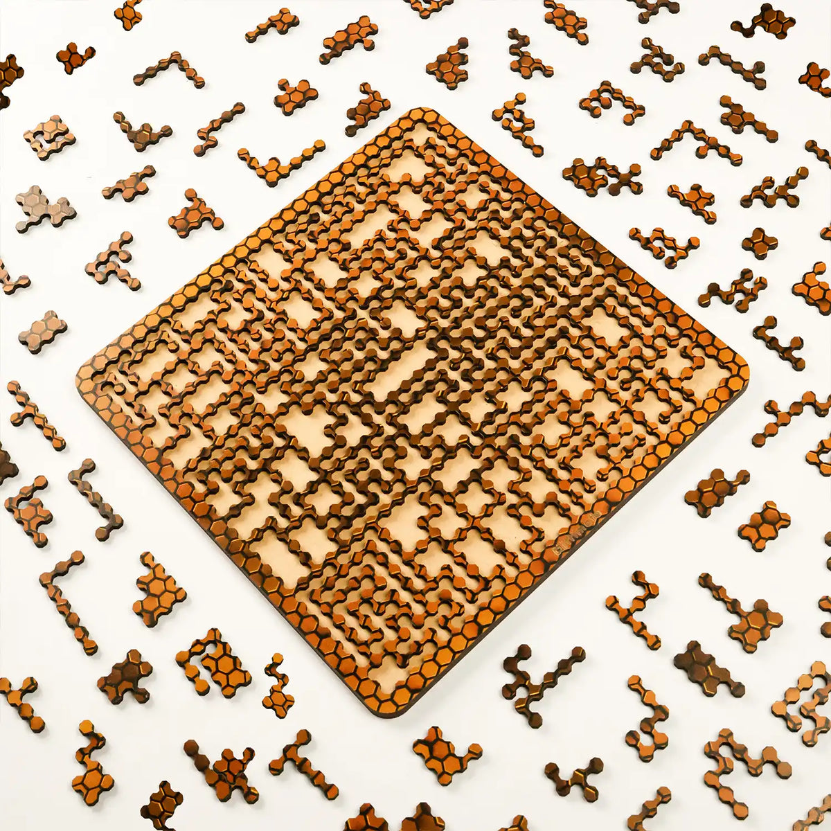 Mittimate Honeycomb Fractal Puzzle