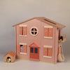 Pop’s Pastel Wooden Dollhouse – Floral Edition