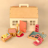 The Pop’s Pool Side Villa | Artisanal Mini Wooden Dollhouse