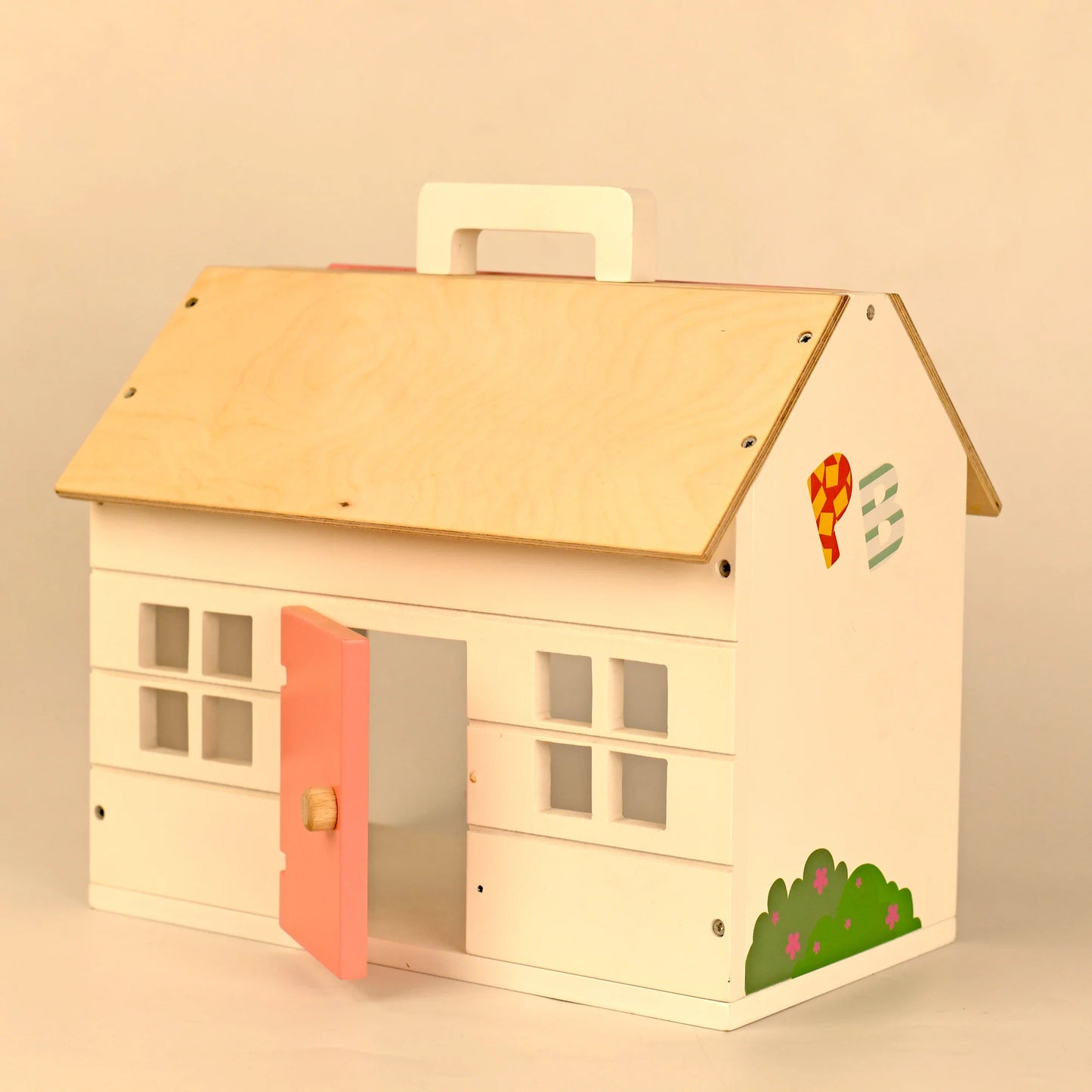 The Pop’s Pool Side Villa | Artisanal Mini Wooden Dollhouse